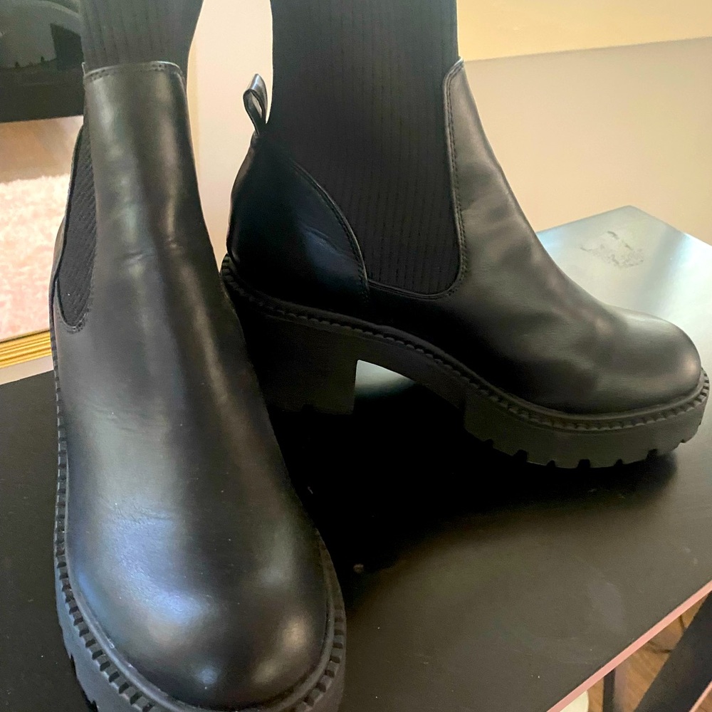 Black boots